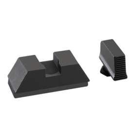 2L OPTIC COMP SIGHTS SERRATD FRONT .240''F /.315''R FOR GLOCK