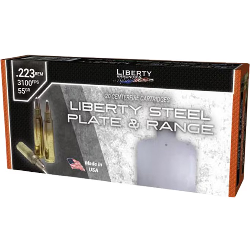 Liberty Steel Plate & Range Ammo 223 Rem 55 gr. Non Lead 20 rd. - Image 2