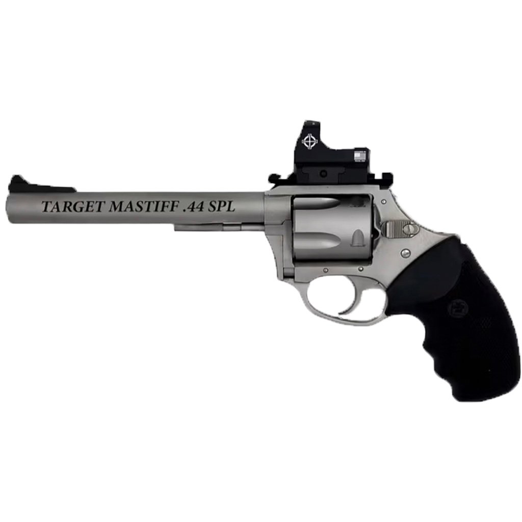 Charter Arms Target Mastiff Revolver 44 Spl. 6 in Stainless 5 shot w/ Optic