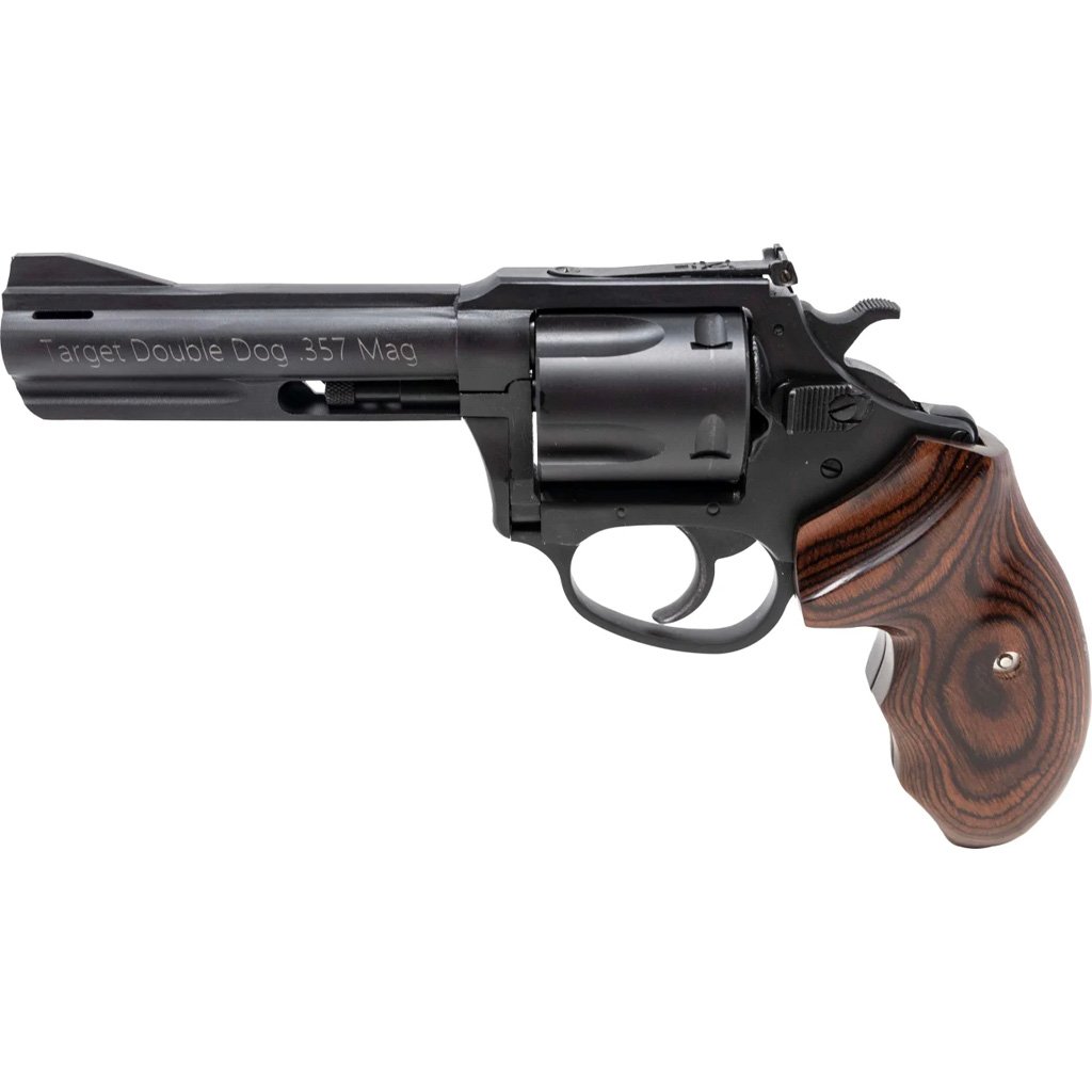 Charter Arms Double Dog Revolver 357 MAG / 9mm 4.2 in Black / Walnut 5 rd.