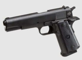 Rock Island Armory 51453-MA GI Standard 1911 FS HC 45 ACP 5" 10+1 Black