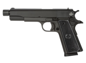 Rock Island Armory 51473 GI Standard M1911 A1 FS 5" Threaded Barrel 45ACP 8+1 Black