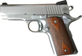 Rock Island Armory 51868 Rock Stainless Standard 1911 CS .45 ACP 3.6" 7+1 Stainless/Wood