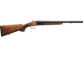 Charles Daly 930.360 500 Side By Side Shotgun 12 Gauge 20" 2 Rounds Matte Black/Walnut