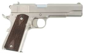 TISAS STAKEOUT 1911 38 SUPER - 5" BBL 9RD WALNUT GRIP NICKEL