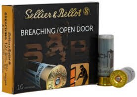 Sellier & Bellot 12 Gauge Ammunition SB12BR 2-3/4" 1/2oz Breaching Polymer Shot 1575fps 10 Rounds
