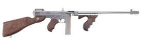 Auto-Ordnance Thompson T150DCR 1927A-1 Deluxe 18" .45 ACP 20+1/50+1 Hard Chrome Plated/Walnut