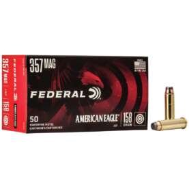 American Eagle Handgun Ammunition .357 Mag 158 gr JSP 1240 fps 50/rd