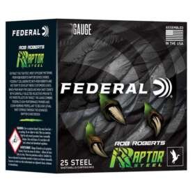 Federal Ron Roberts Raptor Steel Shotshells 20ga 3" 1oz 1400 fps #4 25/ct