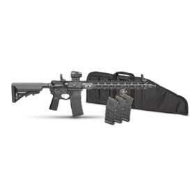 Springfield Saint Victor Gear Pac Carbine 5.56mm 30rd Magazines(4) 16' Barrel SBA3 4 Brace Viridian Venta Red Dot Bag