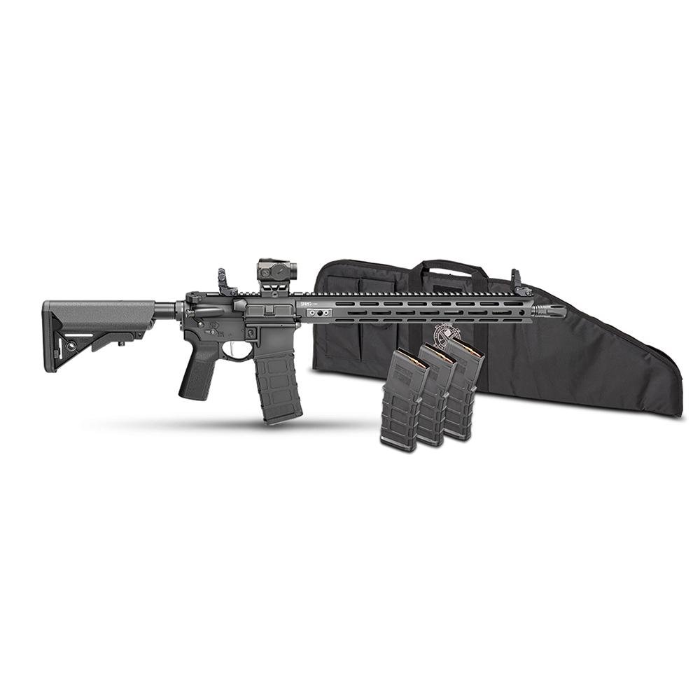Springfield Saint Victor Gear Pac Carbine 5.56mm 30rd Magazines(4) 16' Barrel SBA3 4 Brace Viridian Venta Red Dot Bag