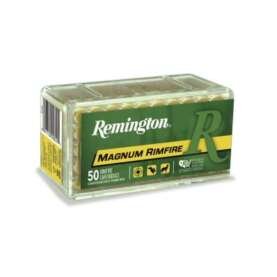 Remington Magnum Rimfire Ammunition .22 WMR 40 gr PSP 1910 fps 2000/ct Case (40-50/ct Boxes)