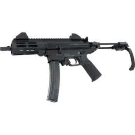 SDS Imports Mac IX Handgun 9mm Luger 30rd Magazines (2) 6.5" 1/2x28 Threaded Barrel Black with J-Brace