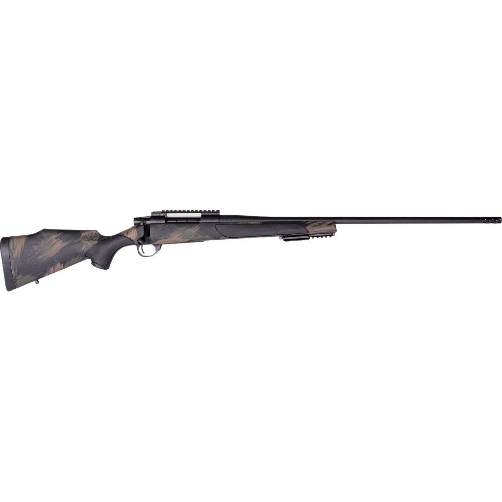 Weatherby Vanguard Black Hills HB Rifle 308 Win 20 in. Black w/Green & Tan RH