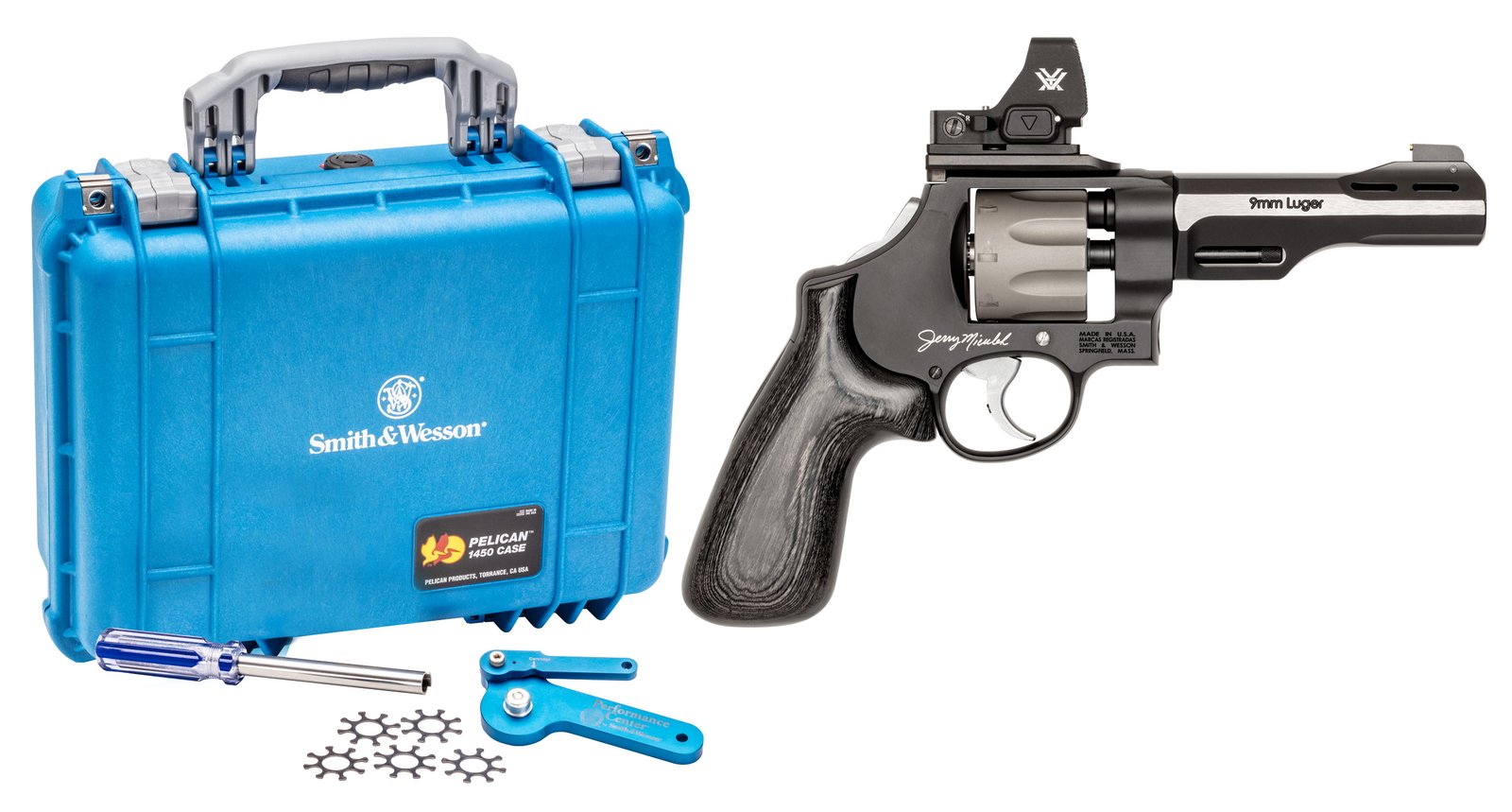 SMITH AND WESSON 327 WR PC 9MM 5" VORTEX 8RD