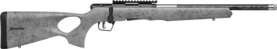 SAVAGE B22 22WMR TIMBERLITE - THUMBHOLE 18" CF 10RD GRY WOOD