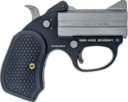 BOND ARMS STINGER FIREBALL - 22WMR MATTE SS 3" B6 GRIP