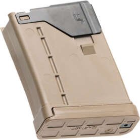 LANCER MAGAZINE L5AWM AR-15 - 5.56X45 10RD OPAQUE FDE GEN 2