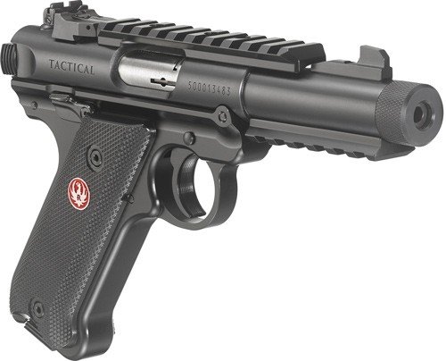 RUGER MARK IV TACTICAL 22LR - 4.40" ADJ. THREADED BBL SYN. - Image 3