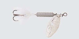 YAK ROOSTER TAIL 1/8 HMMRD WHT
