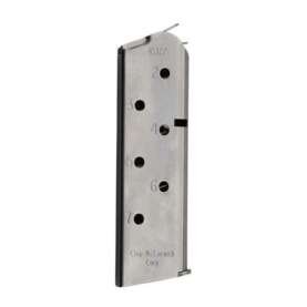 Chip McCormick Shooting Star Officer's 1911 Handgun Magazine .45 ACP Stainless Steel 7/rd