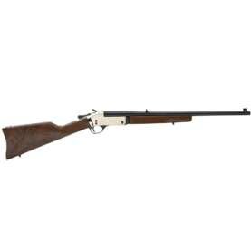 Henry Brass Single Shot 357 Mag/38 Special Rifle 1rd Magazine 22" Barrel Walnut