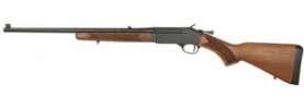 Henry Single Shot Compact/Short LOP 243 Win Rifle 1rd Magazine 22" Barrel Walnut