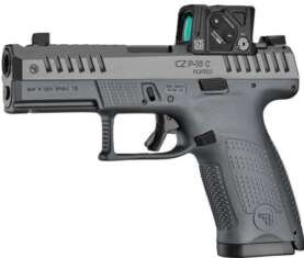 CZ P-10 C OR PORTED 9MM 4" FS - 10RD BLACK WITH COA