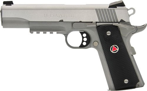 COLT DELTA ELITE 10MM 5" 8RD - STAINLESS BLACK PICATINNY RAIL
