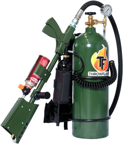 THROWFLAME XL 18 FLAMETHROWER - FOREST GREEN