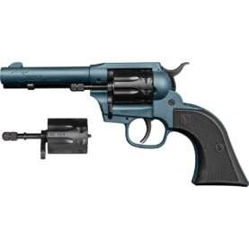 Diamondback Sidekick Checkered Polymer Grip Handgun .22 WMR/.22 LR 9rd Capacity 4.5" Barrel SA/DA Jesse James Blue