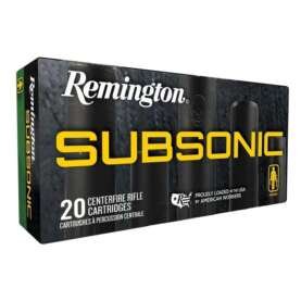 Remington Subsonic Rifle Ammunition 45-70 Govt 300gr HP 1000 fps 20/ct