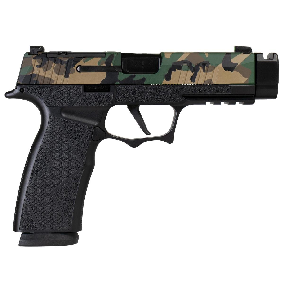Sig Sauer P365 XMACRO TACOPS "Muilticam" Slide Handgun 9mm Luger 17rd Magazines(3) 3.7" Barrel w/Comp