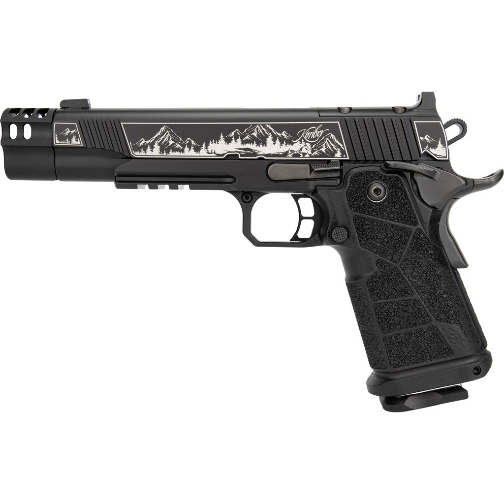 Kimber 1911 DS REMF Warrior Pistol 10mm 5 in. BLK REMF Engraved Comp OR 15 & 18 rd - Image 3