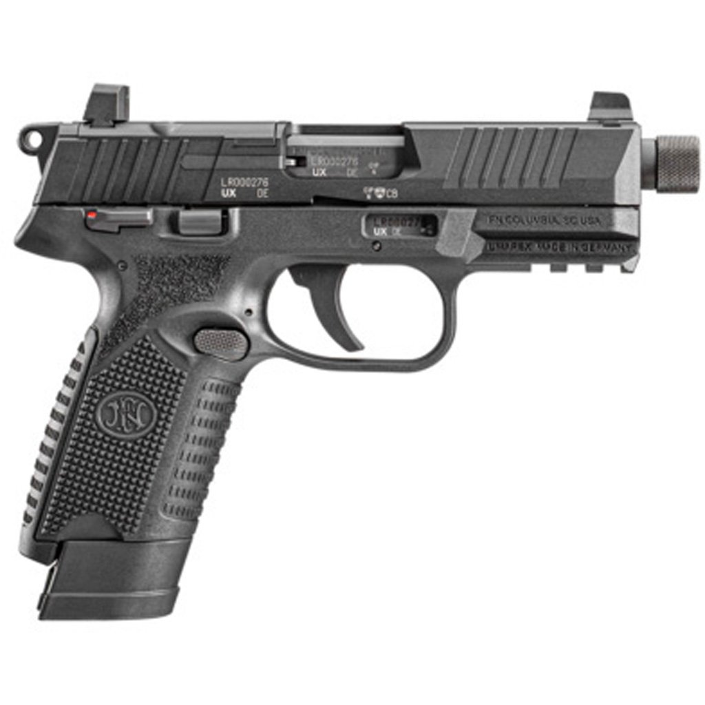 FN 502 Tactical Pistol 22 LR 4.6 in. Black w/Threaded Barrel 10/15 rd. - Image 2