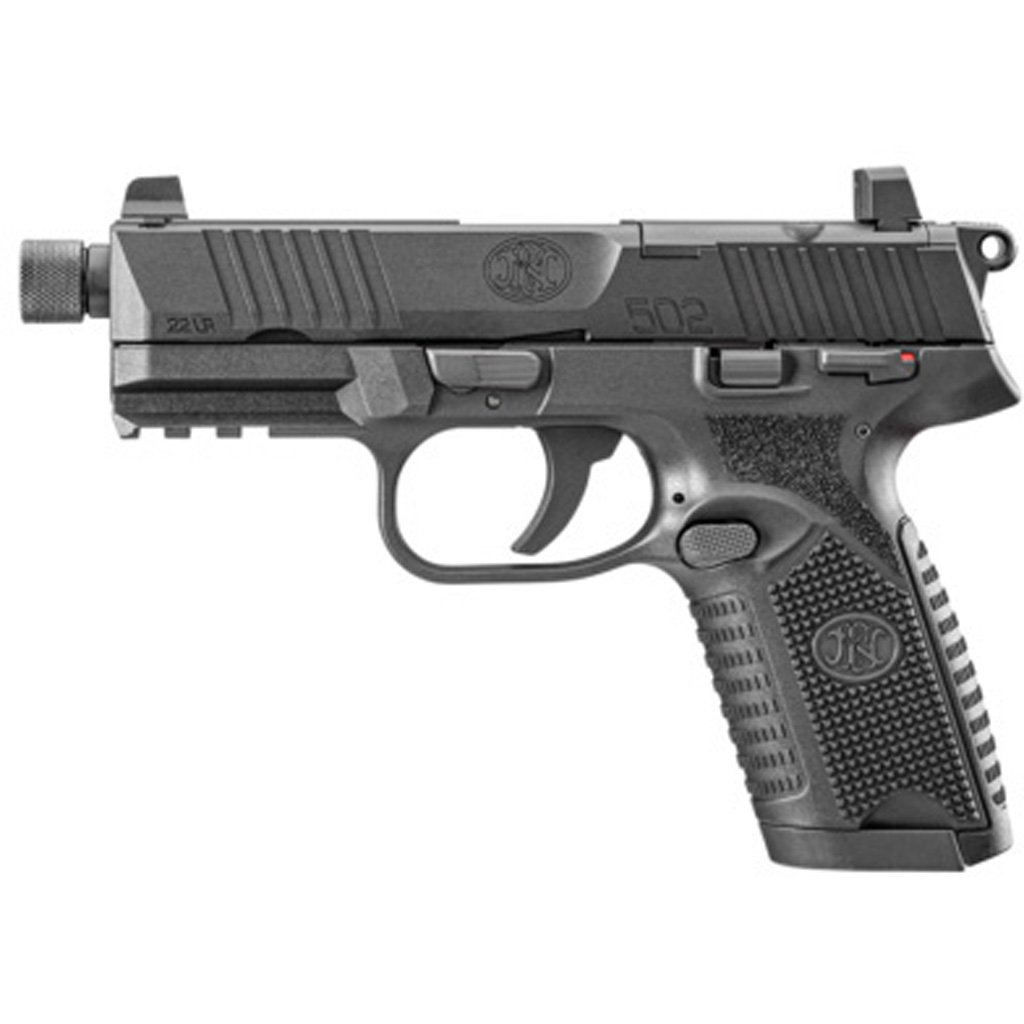 FN 502 Tactical Pistol 22 LR 4.6 in. Black w/Threaded Barrel 10/15 rd. - Image 3