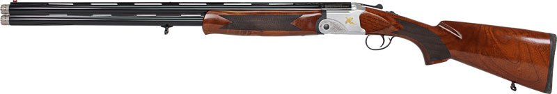IVER JOHNSON 600LW O/U 12GA 3" - 28"VR SILVER BLACK WALNUT