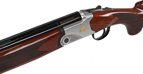 IVER JOHNSON 600LW O/U 12GA 3" - 30"VR SILVER BLACK WALNUT - Image 3