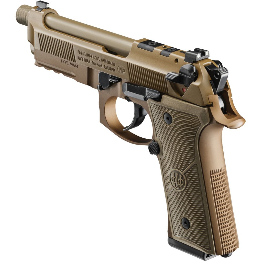Beretta M9A4 Centurion Pistol 9mm 4.8 in. FDE W/Threaded Brrl 18 rd. - Image 2