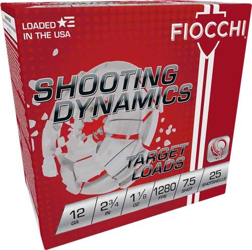FIOCCHI 12GA 2.75" 1-1/8OZ - #7.5 1280FPS 250RD CASE LOT