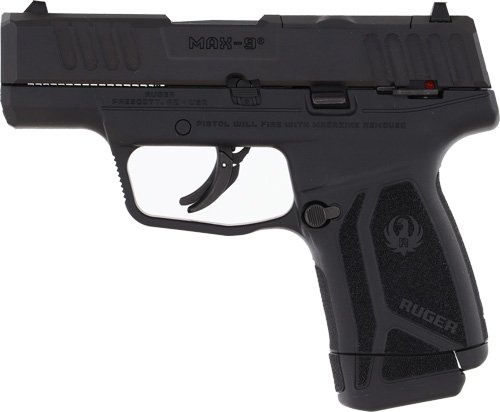 RUGER MAX-9 9MM 12-SHOT ADJ. - REAR SIGHT 3.20" BLACK - Image 2