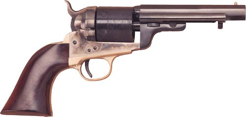 CIMARRON 1851 RICHARDS-MASON - 38SPL 4.75" CC/BLUED WALNUT