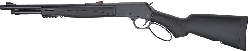 HENRY H12 X MODEL LEVER 357/38 - 17.4" TB BLUED BLACK SYN. - Image 2