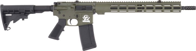 GLFA AR15 RIFLE 300 AAC - 16" NITRIDE BBL 30RD OD GREEN
