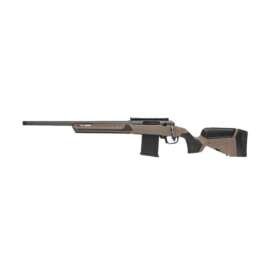 Savage 110 Core Tactical Left Hand Rifle .308 Win 10rd Magazine 24" Platinum Cerakoted Fluted Threaded Barrel Tan Stock
