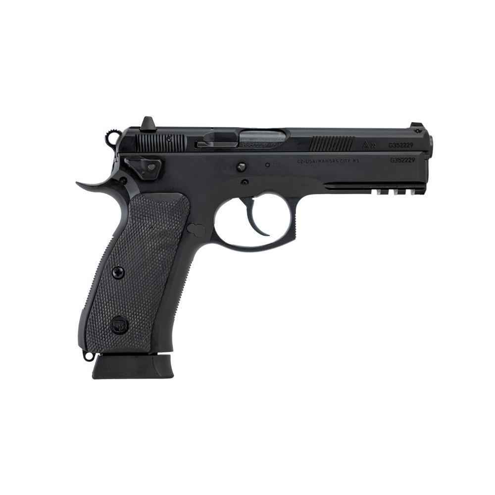 CZ USA 75 SP-01 Tactical Handgun 9mm Luger 10rd Magazine 4.6" Barrel Black Ambi Decocker