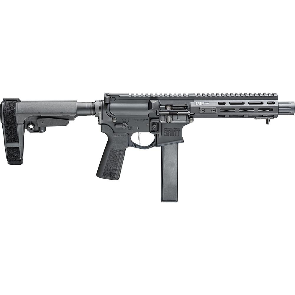 Springfield Armory Saint Victor Handgun 9mm Luger 32rd Colt Magazine 8.5" Threaded Barrel Black