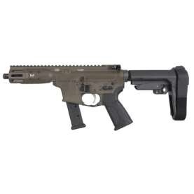 LWRC IC-9 Pistol 9mm Luger 31rd Magazine 5.6'' Barrel Patriot Brown w/SBA3 Brace