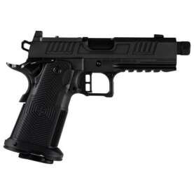 Alpha Foxtrot AF1911-Romulus MOS Adapter Handgun 9mm Luger 17(1) & 20rd(1) Magazines 4.25" Threaded Barrel DLC Black