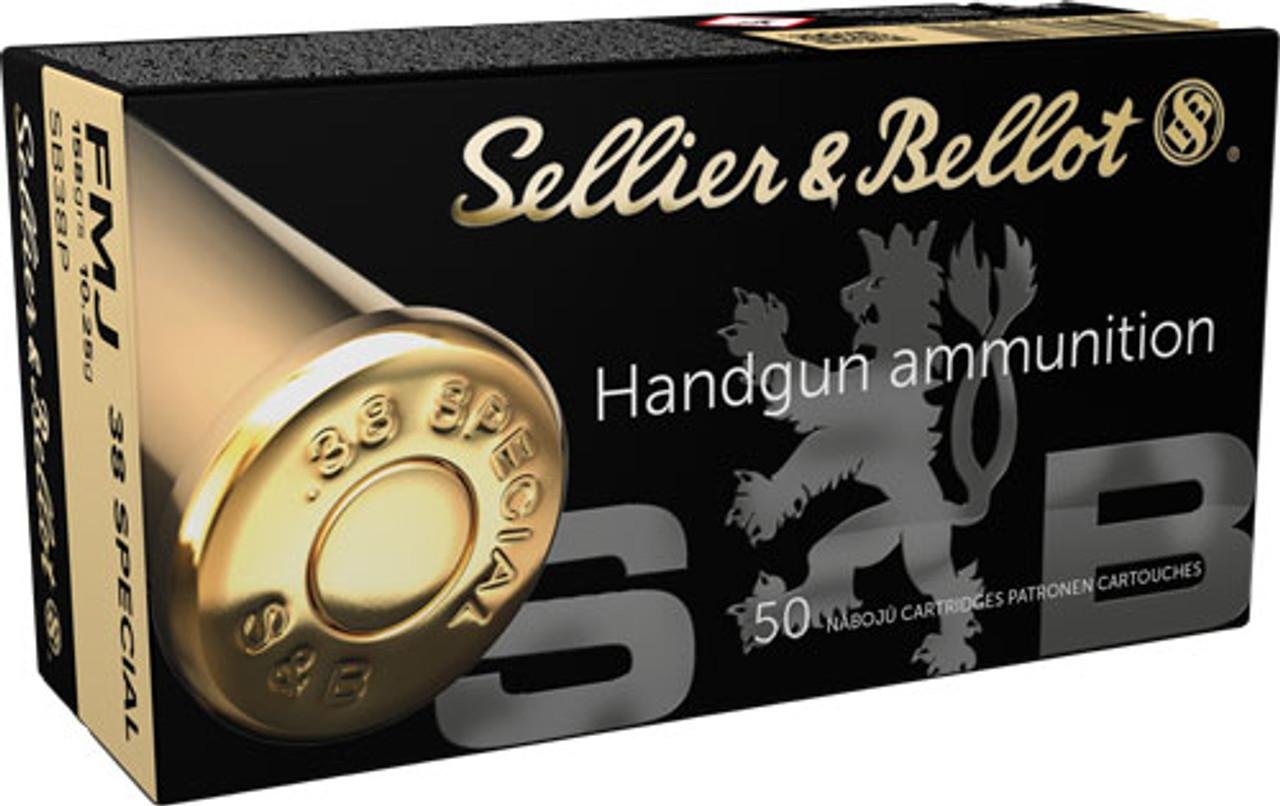 Sellier & Bellot Pistol & Revolver Ammo .38 Special 158 gr FMJ 50/ct